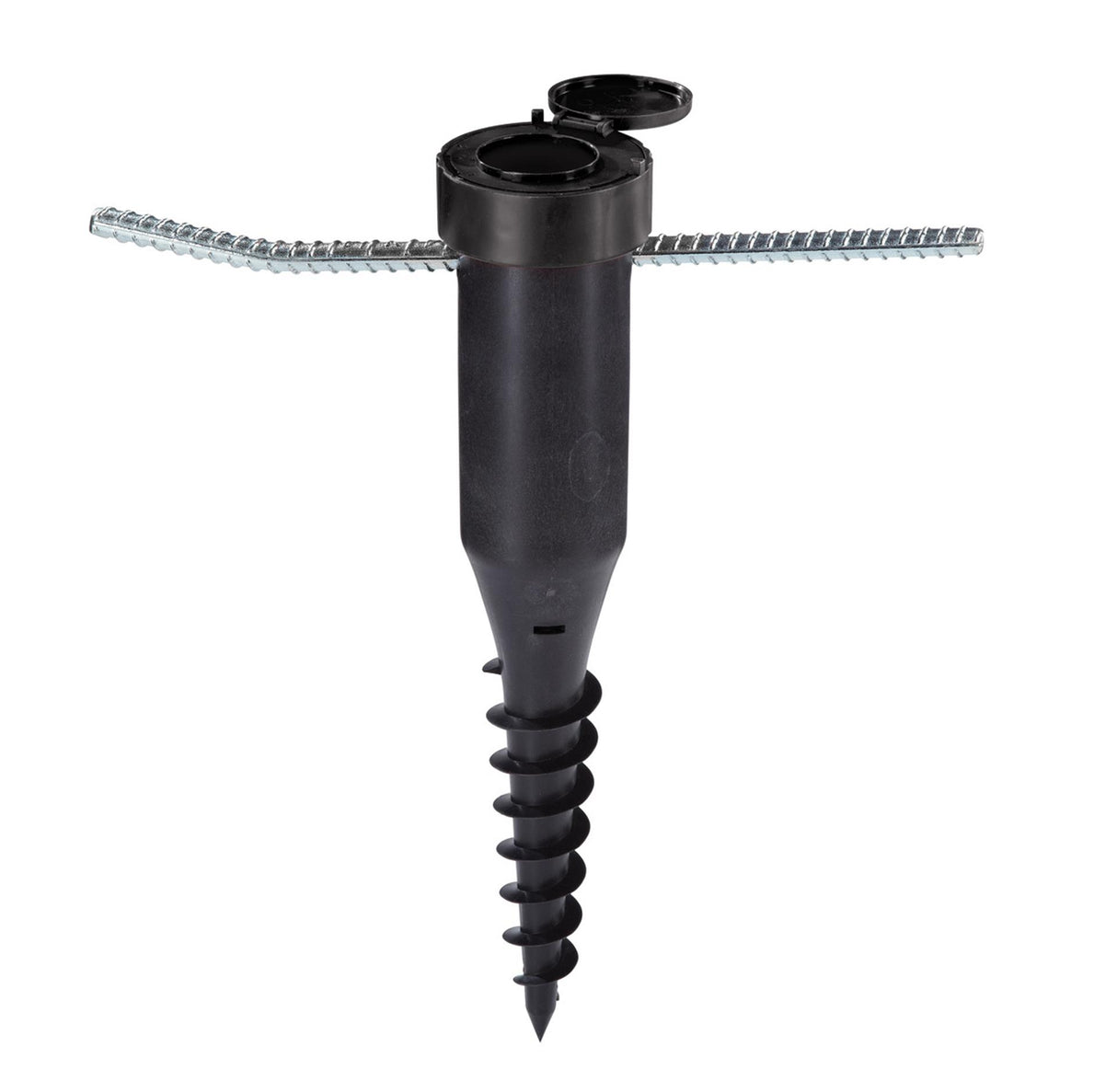 Leifheit 85607 metal ground anchor with screw-in rod