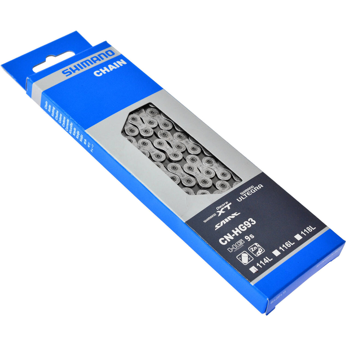 Shimano HG93 9V nyaklánc 114 SCHAVERS - Ezüst