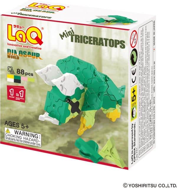Booster box LAQ mini triceratops dinosaur world 88 pieces