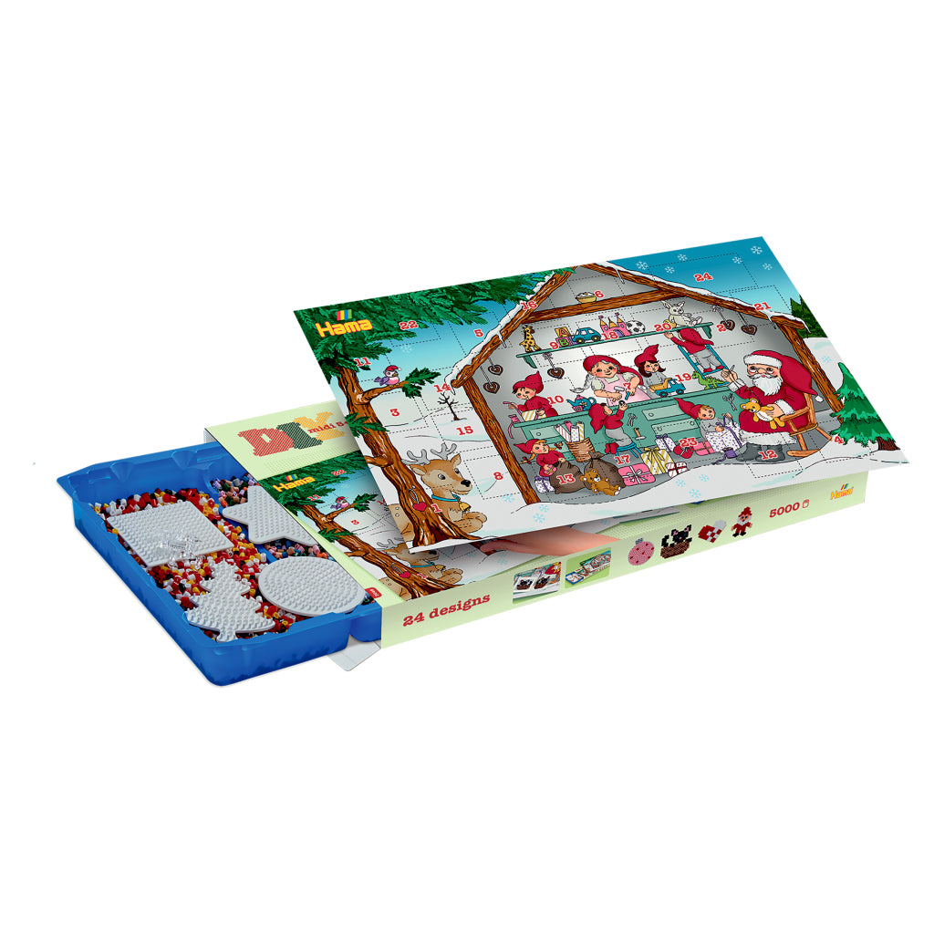 Hama strijkkralen diy midi adventkalender 5000 stuks