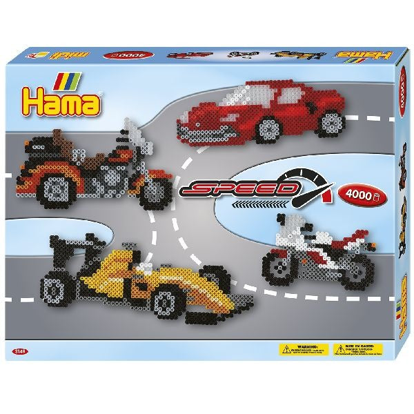 Hama Bügeln Bead Set - Rennsport, 4000st.