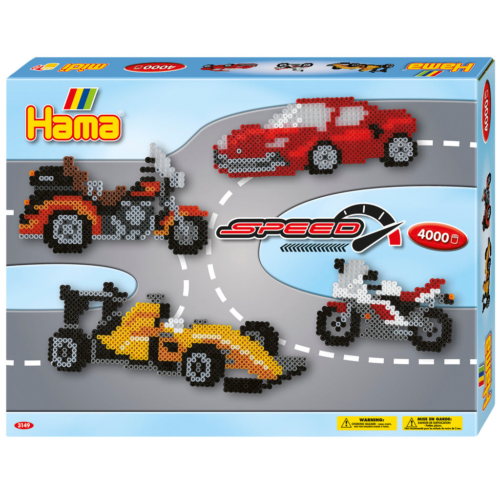 Hama Bügeln Bead Set - Rennsport, 4000st.