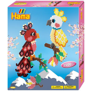 Perline Termoadesive Hama Perline Termoadesive Pappagalli 2500 Pezzi Multicolor