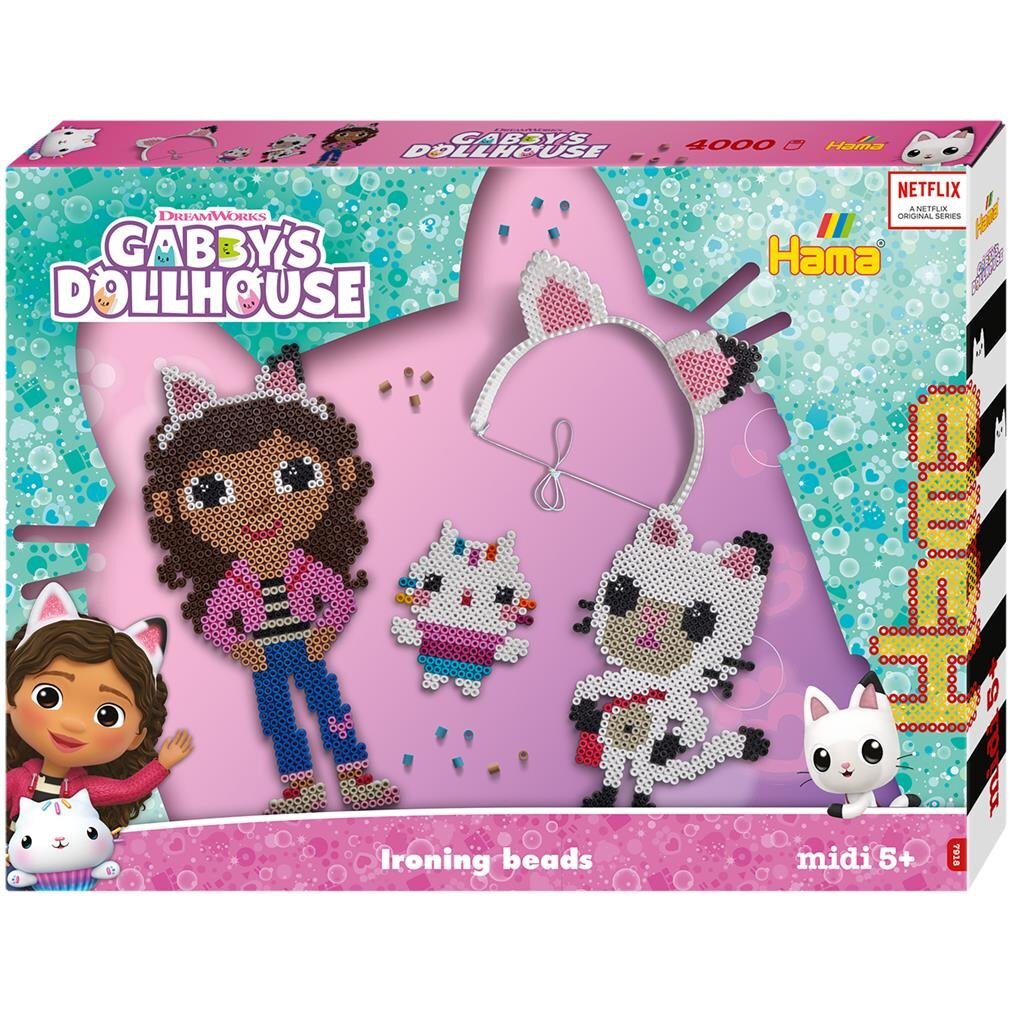 Hama Iron Beads 4000 pieces Gabby's Dollhouse