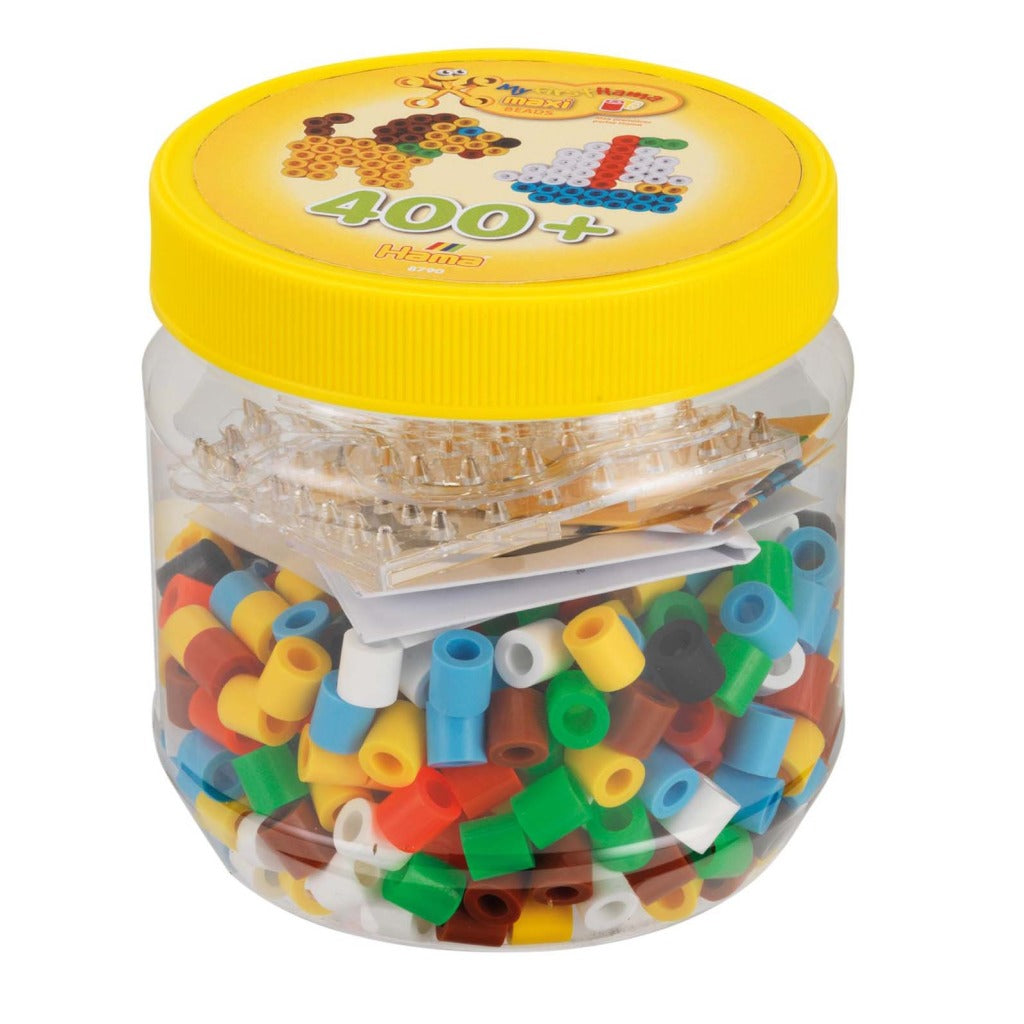 Hama ironing bead set maxi in pot, 400 pcs.