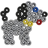 Hama Eisen Perlen Maxi Bucket + Regal 3000 Stécker