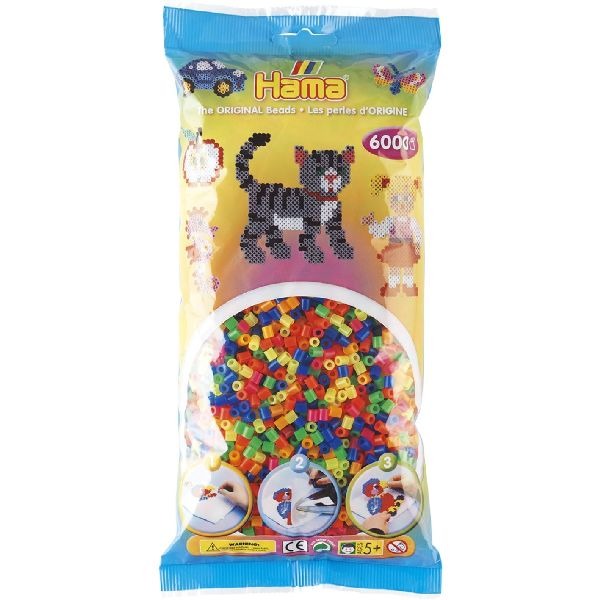 Hama Iron Beads Hama 20551 Iron Beads Neon 6000 pieces