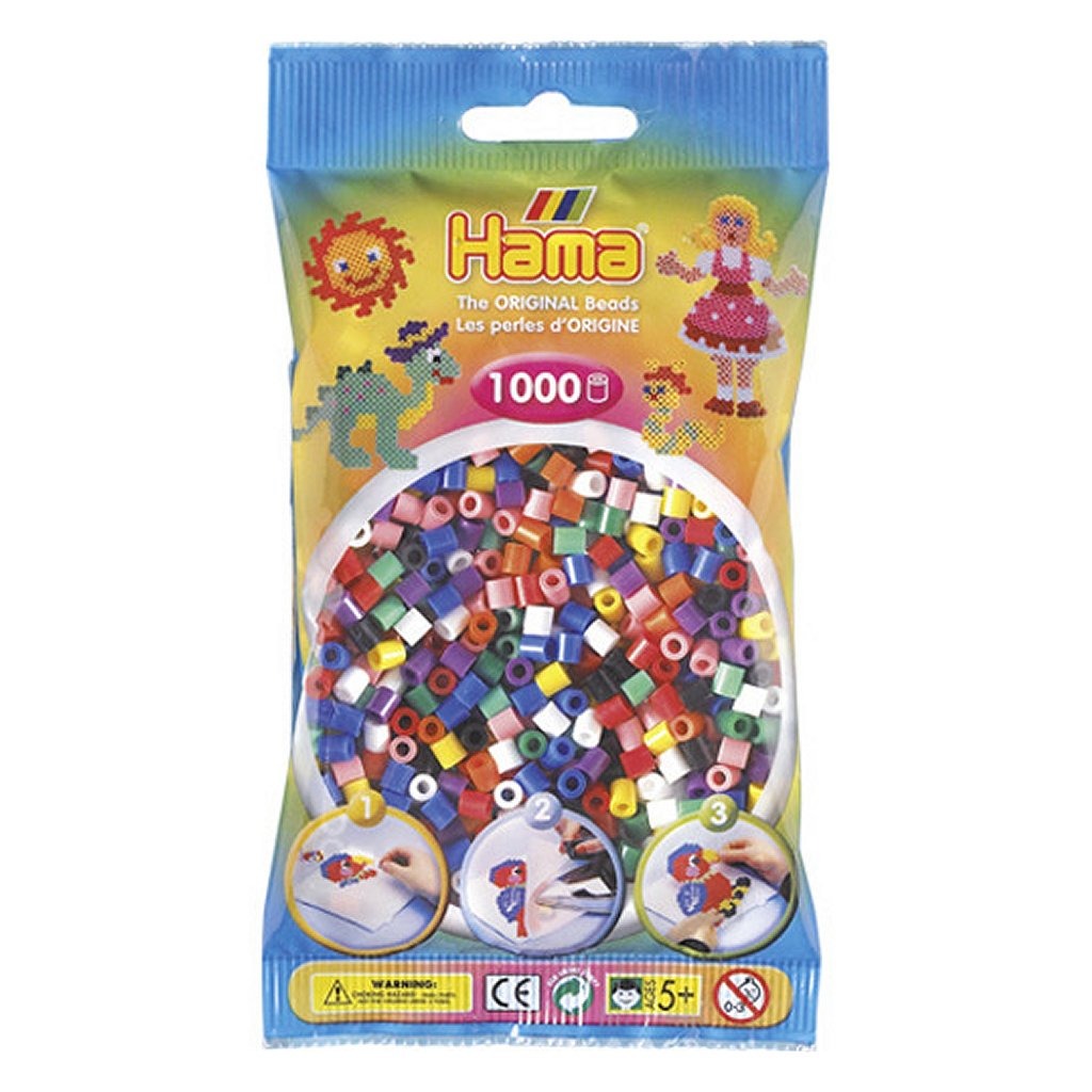 Hama ironing bead mix primary, 1000 pcs.
