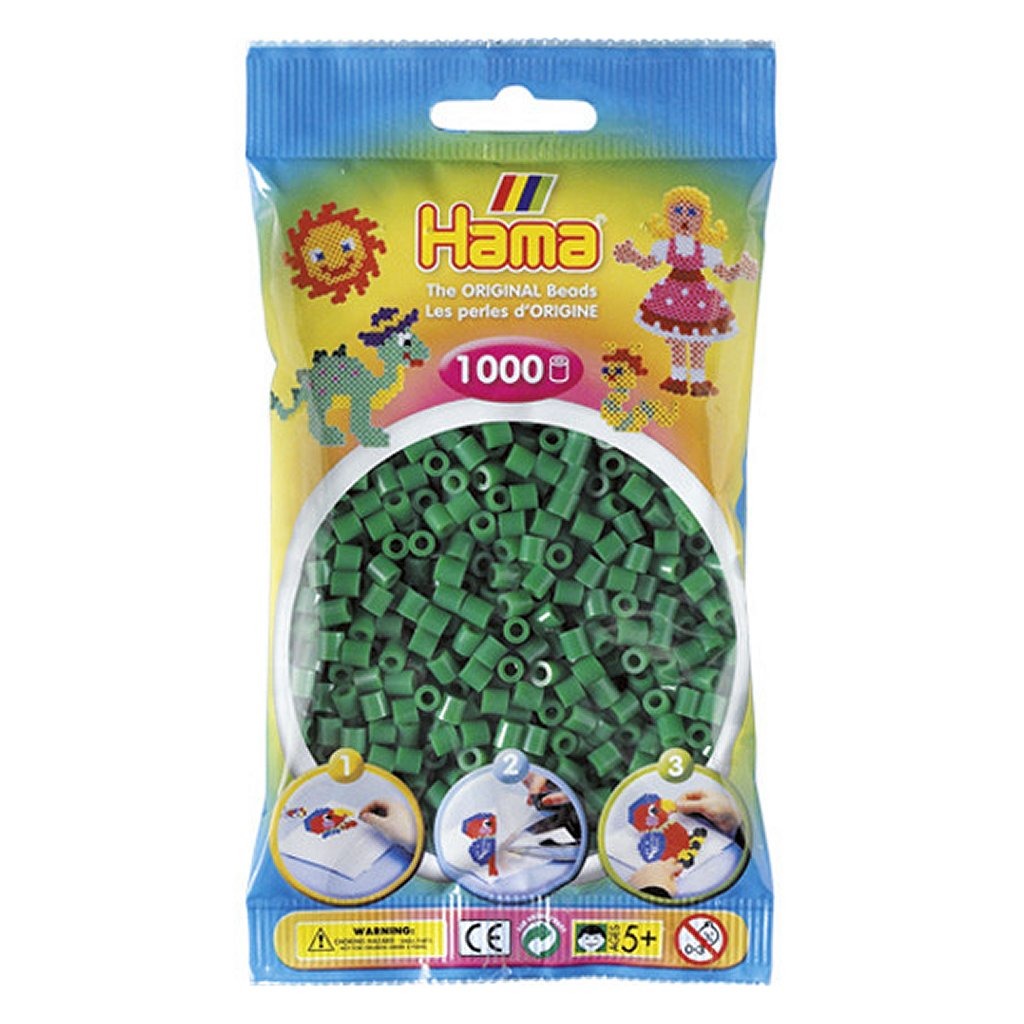 HAMA Iron Perles 1000 pièces vertes