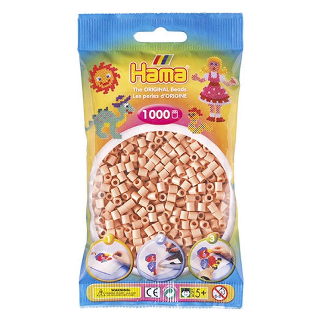 Hama Iron Perlen Lachsfarbe 1000 Stücke