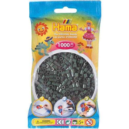Hama iron beads 1000 pieces dark green