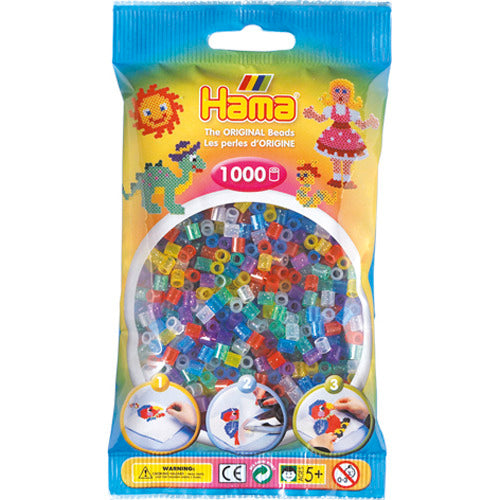 Hama String Beads - GlitterMix (054), 1000.