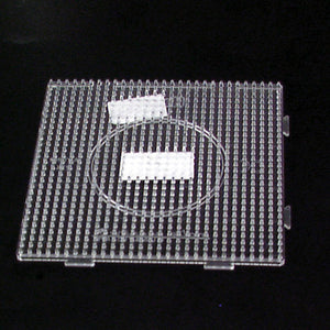 Hama Bügelperlen Grundplatte quadratisch transparent