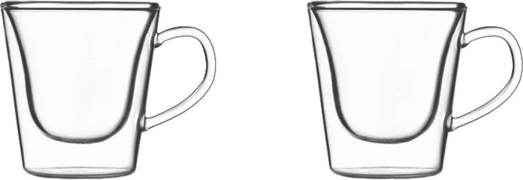 Miscellaneous Luigi Bormioli Thermic coffee and tea glass 29.5cl double-walled 2 pieces