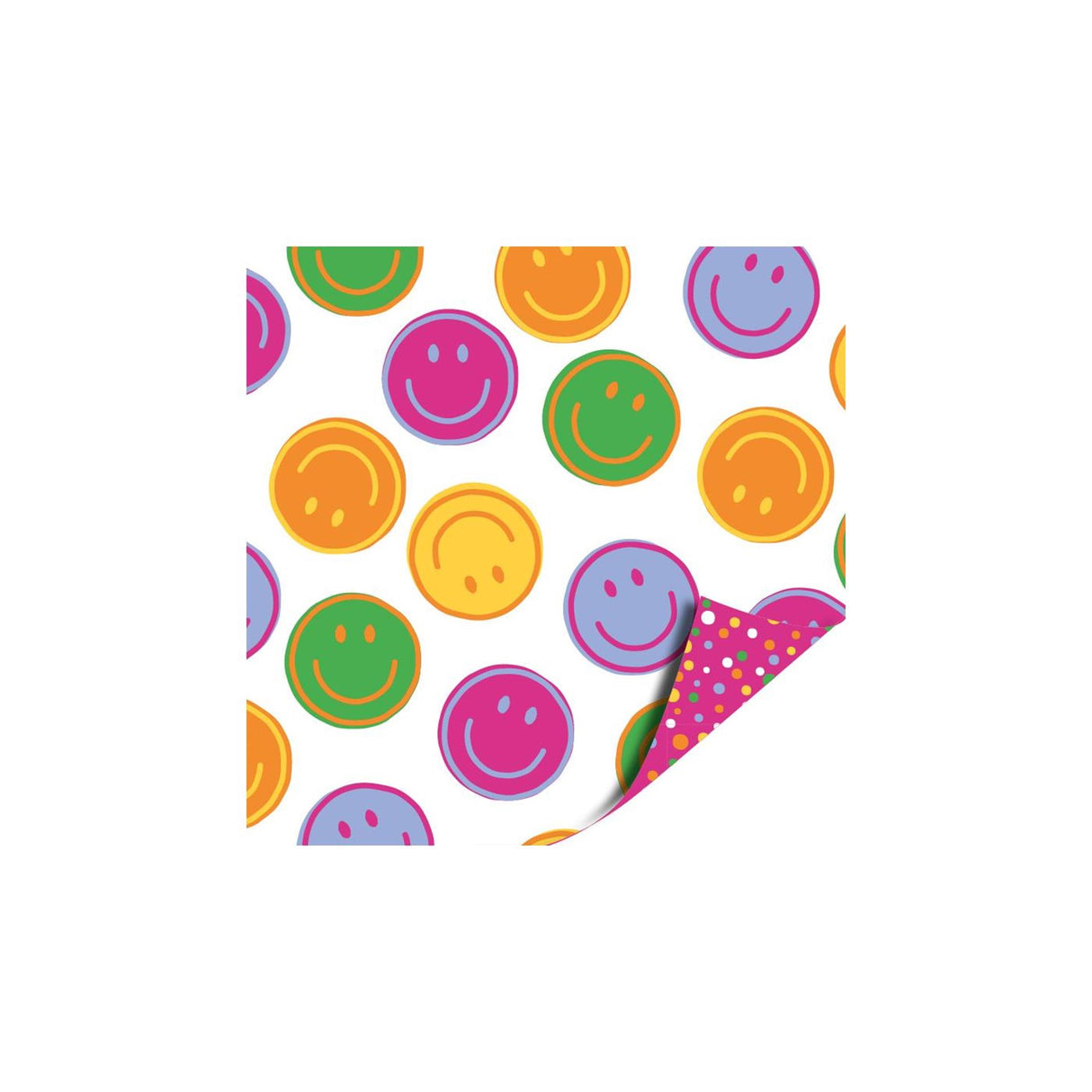 Kassaplan toonbankrol 50cm smileys multi confetti