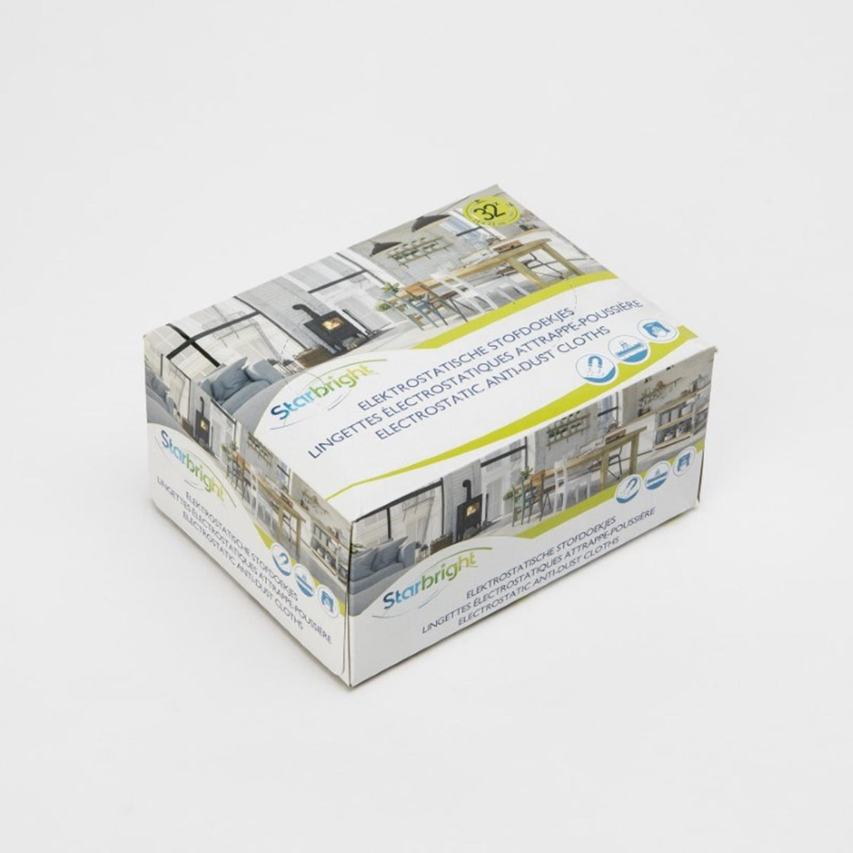 Starbright antistof doekjes 32st 29x22cm