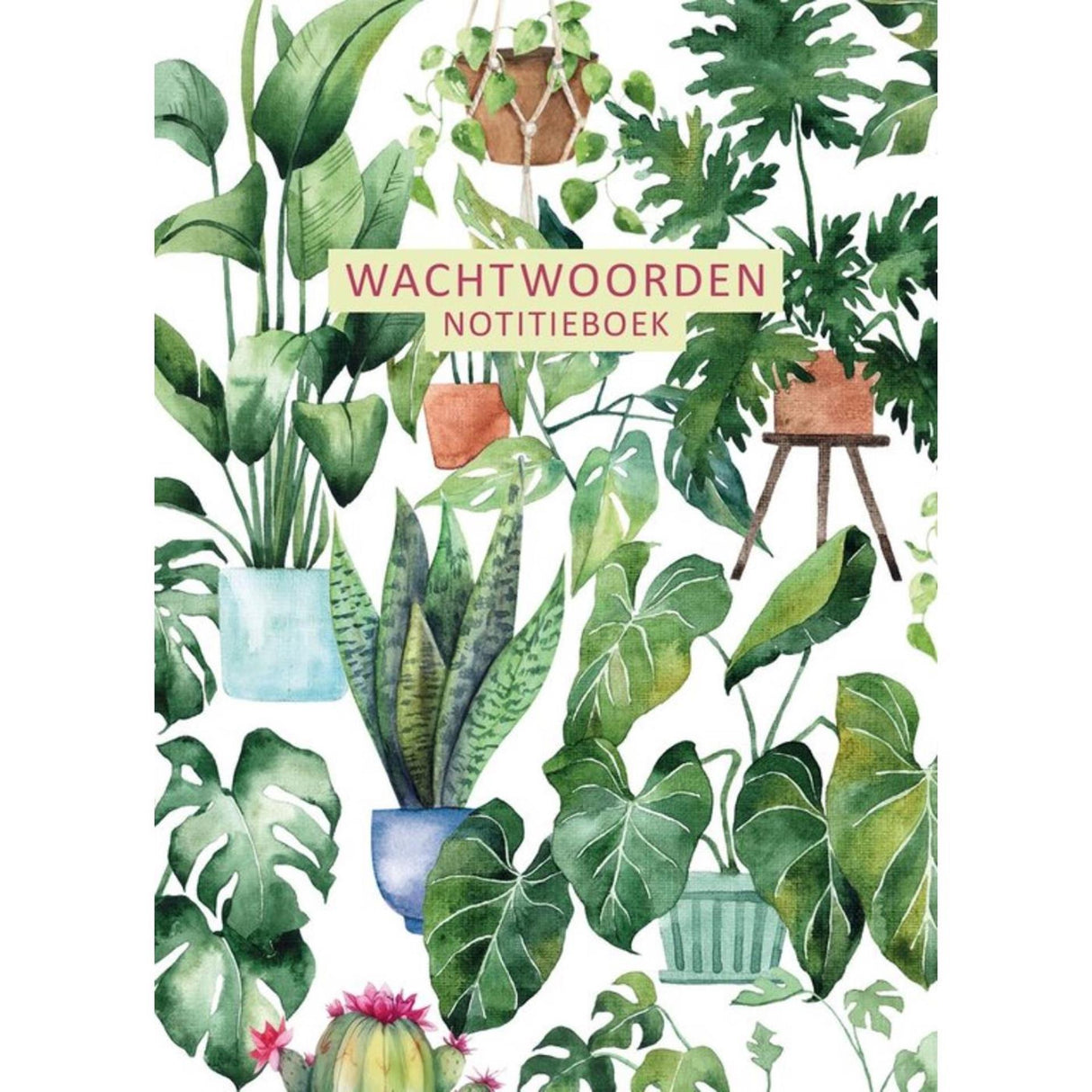 Deltas wachtwoorden notitieboek jungle