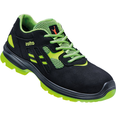 Atlas work shoe flash 2600 low s1 | black green | size 46 - 00.012.059.46