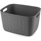 Panier de rangement Curver Softex Grande anthracite 19L