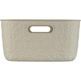 Panier de rangement Curver Softex M 12,5 L blanc de craie