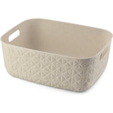 Panier de rangement Curver Softex M 12,5 L blanc de craie