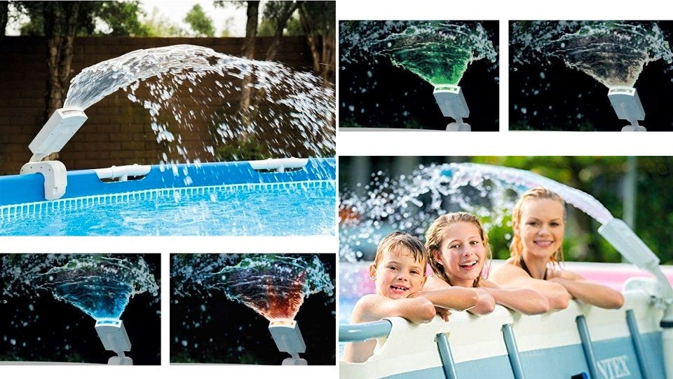 Intex 28089 LED flerfarvet swimmingpoolsprøjte