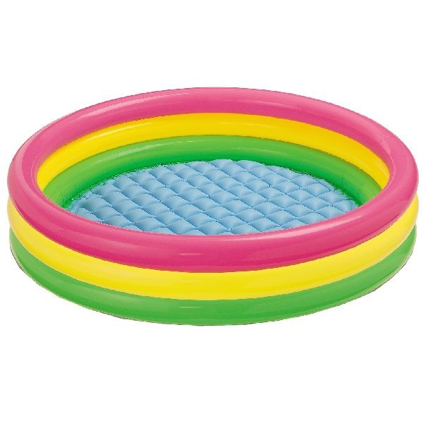 Intex färgglad uppblåsbar pool
