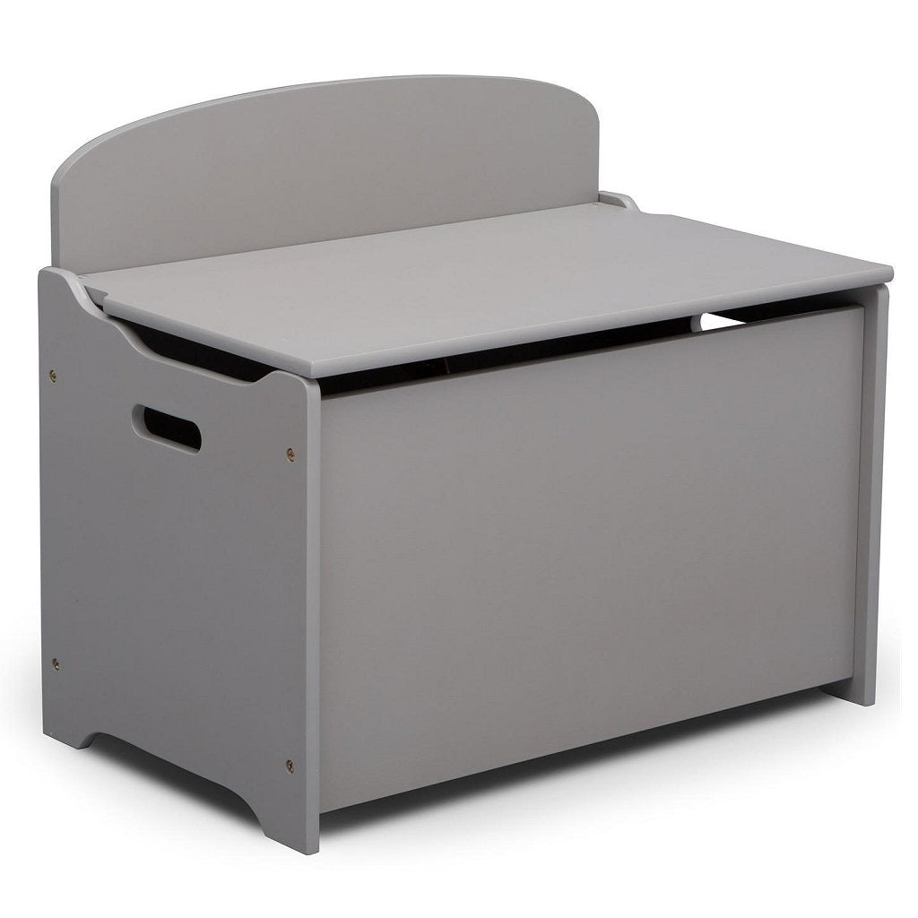 Delta Children Children TB83460GN-026 Wooden Storage box with backrest Gray