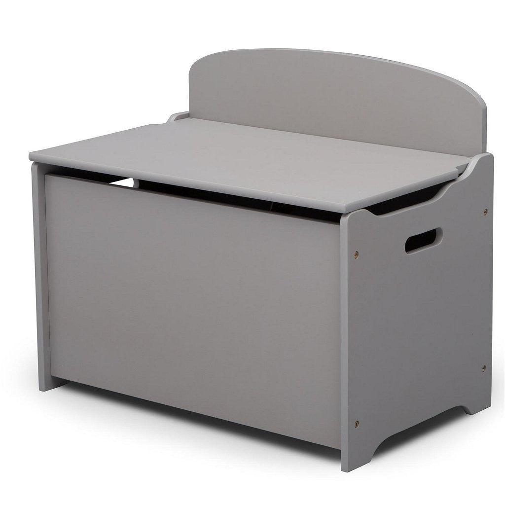 Delta Children Children TB83460GN-026 Wooden Storage box with backrest Gray