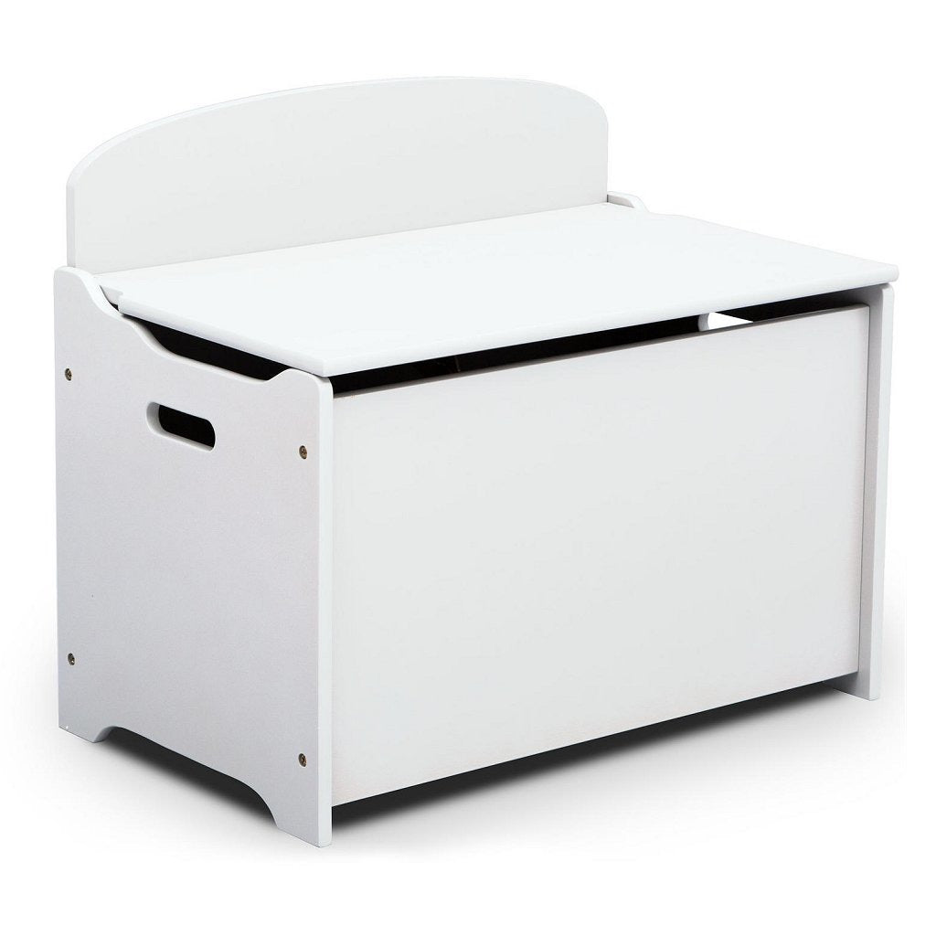 Delta Children TB83460GN-1330 Wooden Storage box with backrest white