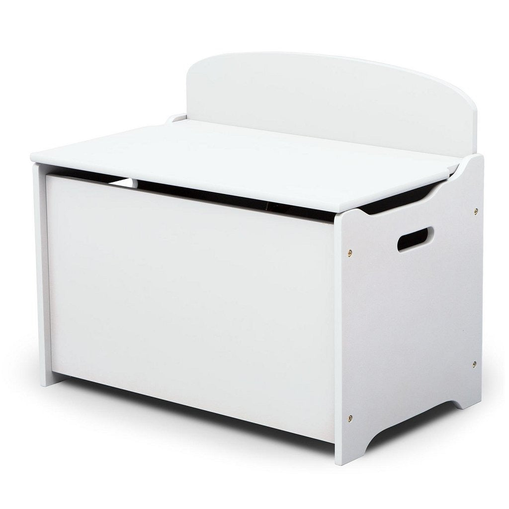 Delta Children TB83460GN-1330 Wooden Storage box with backrest white