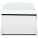 Delta children TB83460GN-130 boîte de rangement en bois avec dossier blanc