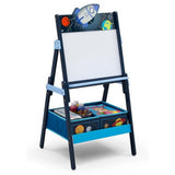 Delta Children Space Adventures Te87544SA Wooden Magnetic Whiteboard + Storage space