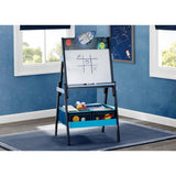 Delta Children Space Adventures Te87544SA Wooden Magnetic Whiteboard + Storage space