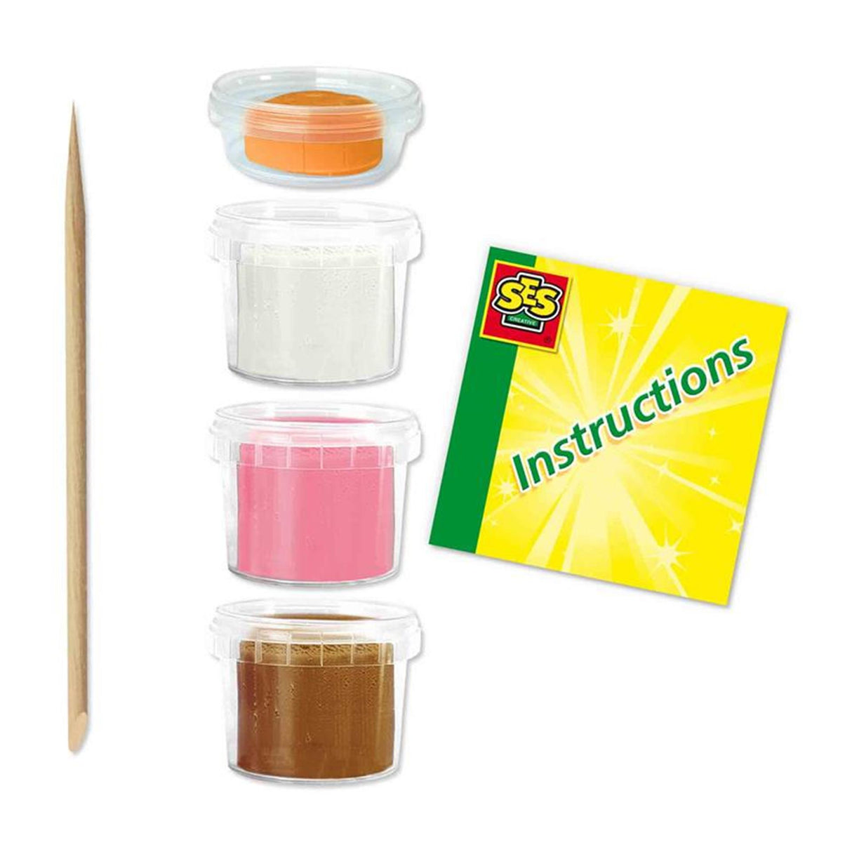 Ses fundo klei - boerderij dieren