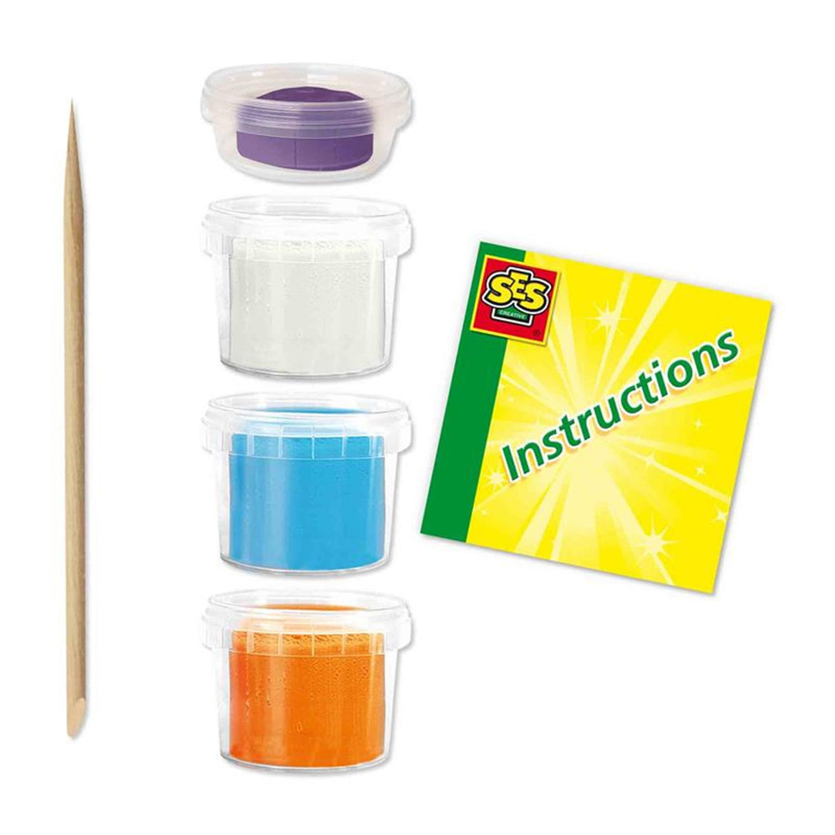 Ses fundo klei - safari dieren