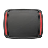 Brund easy cut cutting board 26x20x0.8 cm black red
