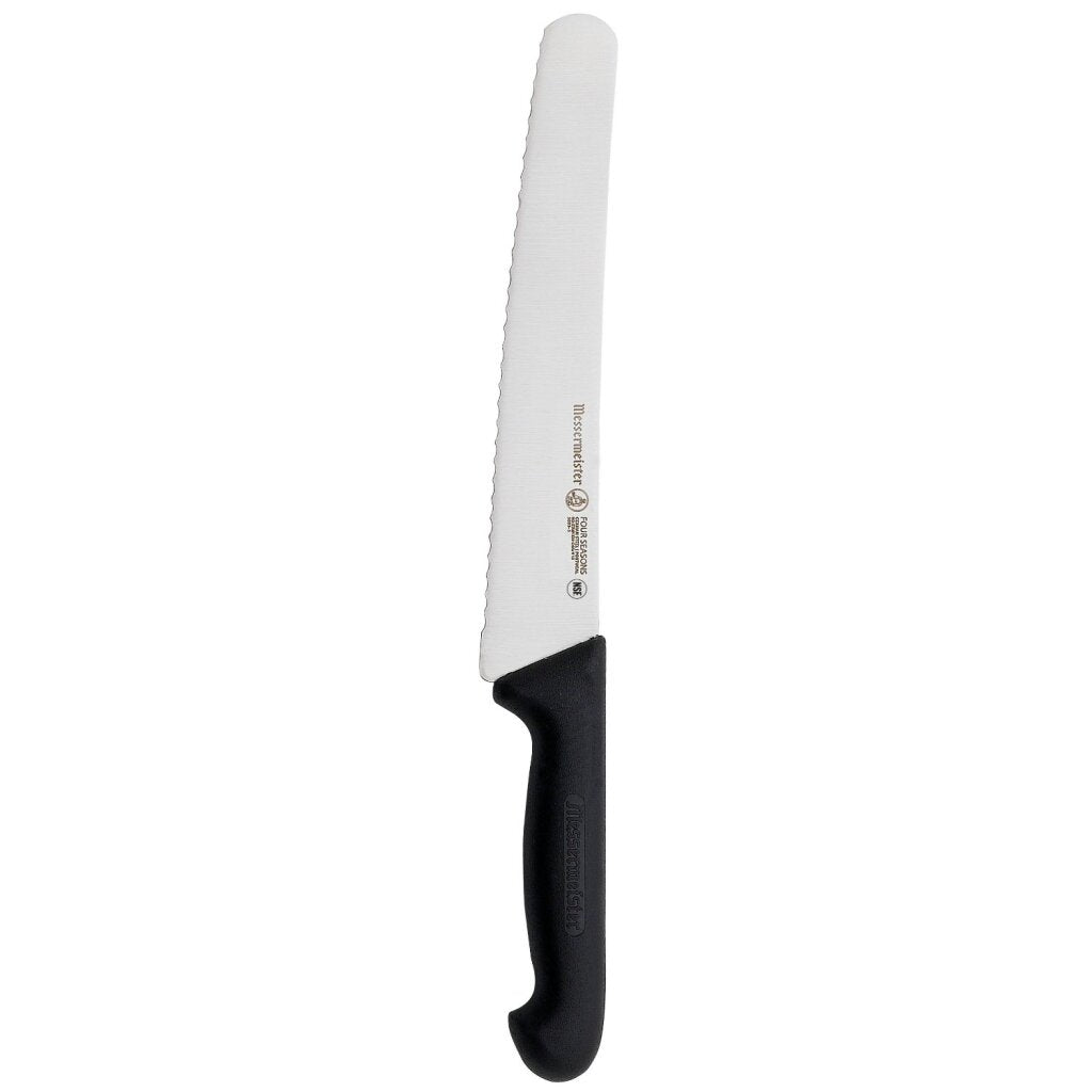 Messermeister Four Seasons bread knife 25 cm stainless steel black