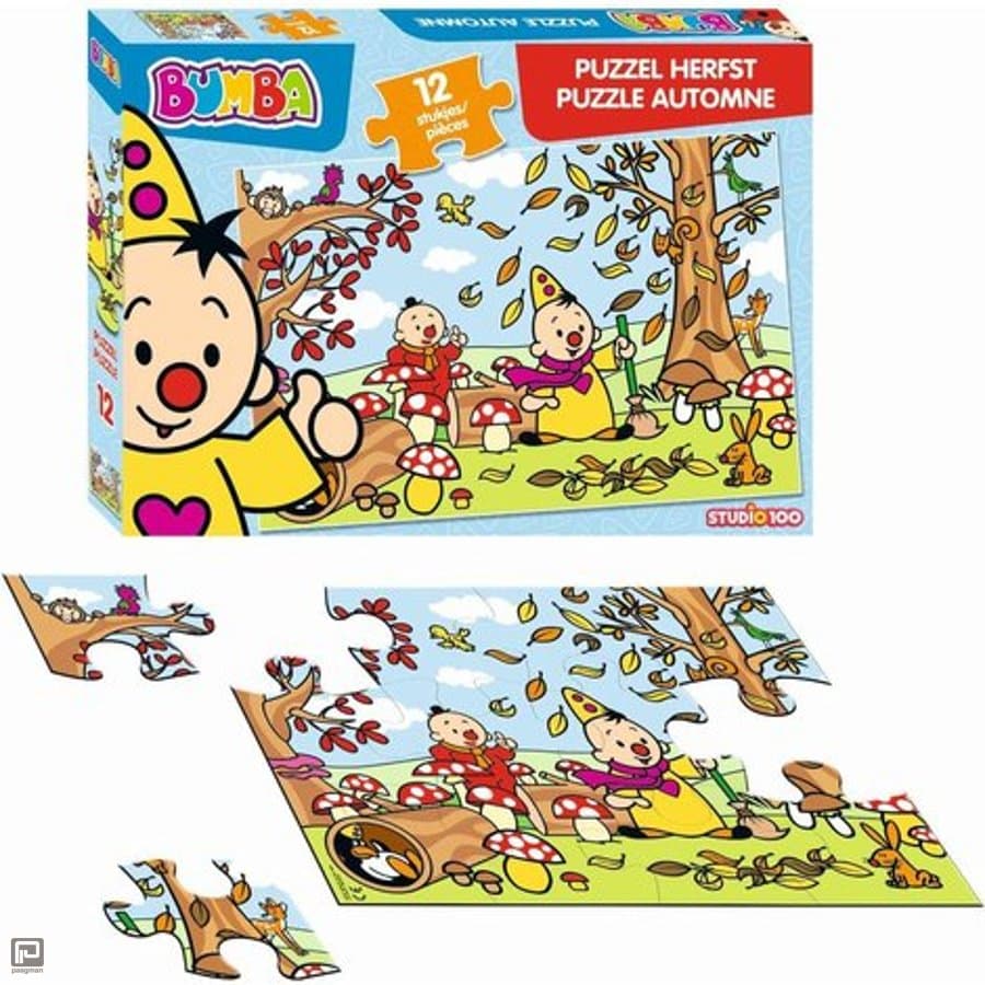 Studio 100 Bumba puzzle - autumn - 12 pieces