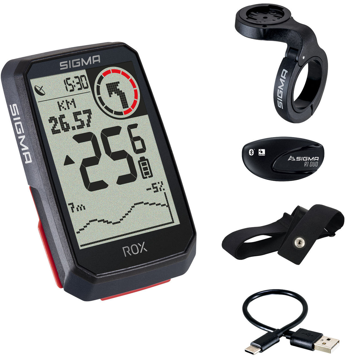 Sigma ROX 4,0 GPS SW HR gőztartalom + Ant + Ble Brabstiev