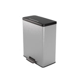 Curver Decobin Pedal Bin 65L Silver Metallic