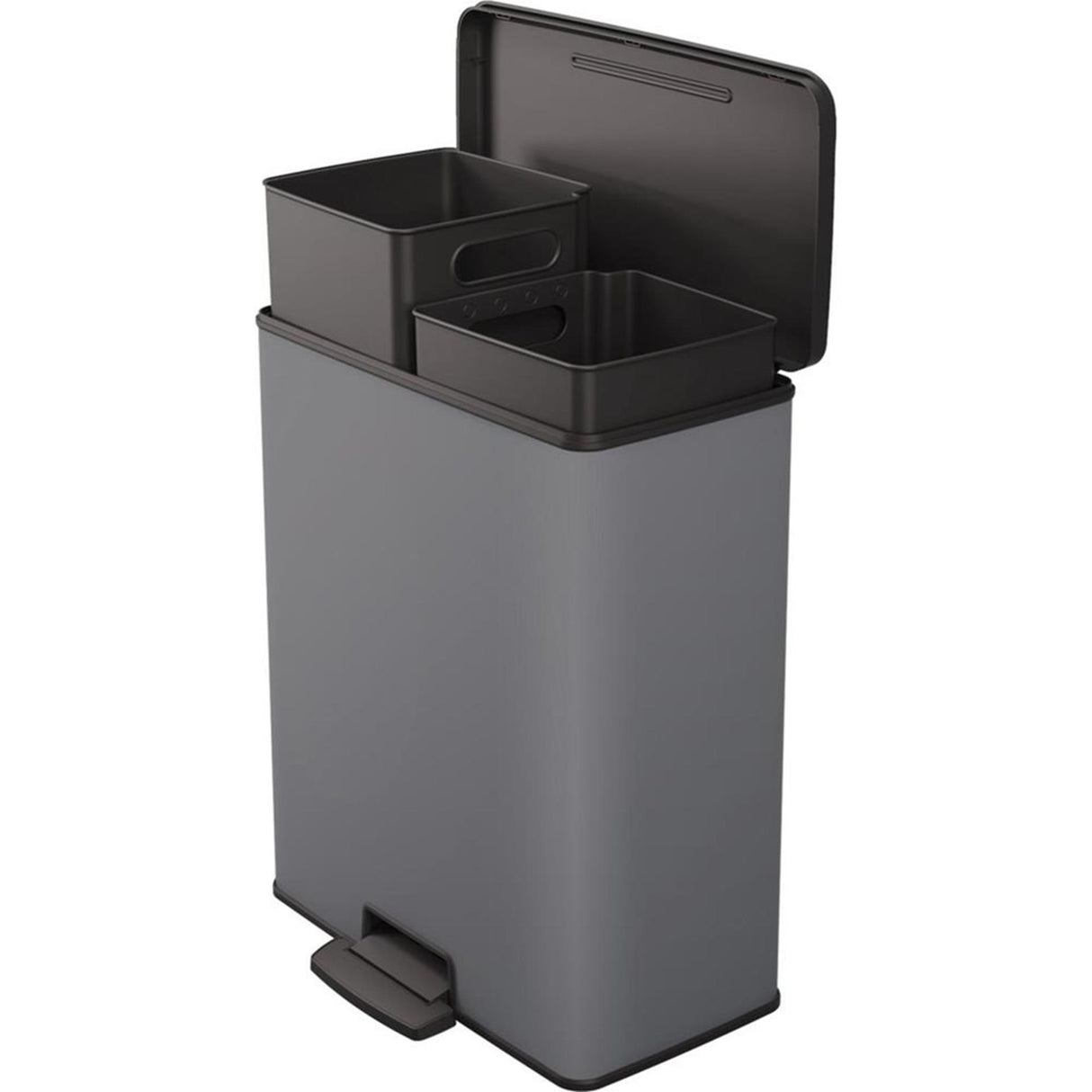 Curver Pedal bin Decobin Duo 26L 26L Cool Gray