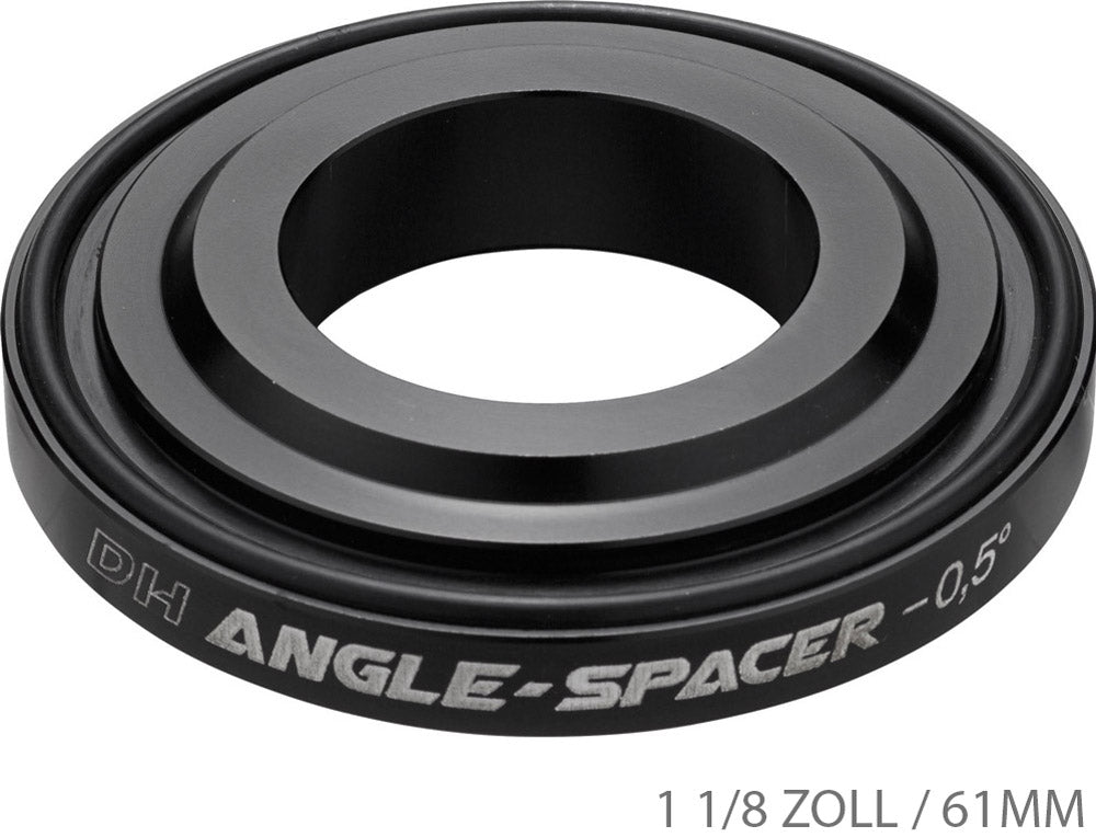 Reverse components -0.5 degree angle spacer