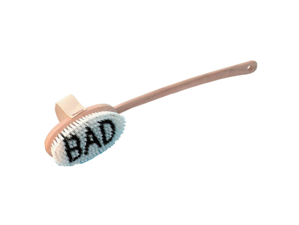 Bath brush wood clear