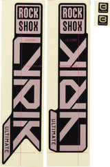 Conjunto de decoração Rockshox conjunto de decalques rs gloss arco-íris