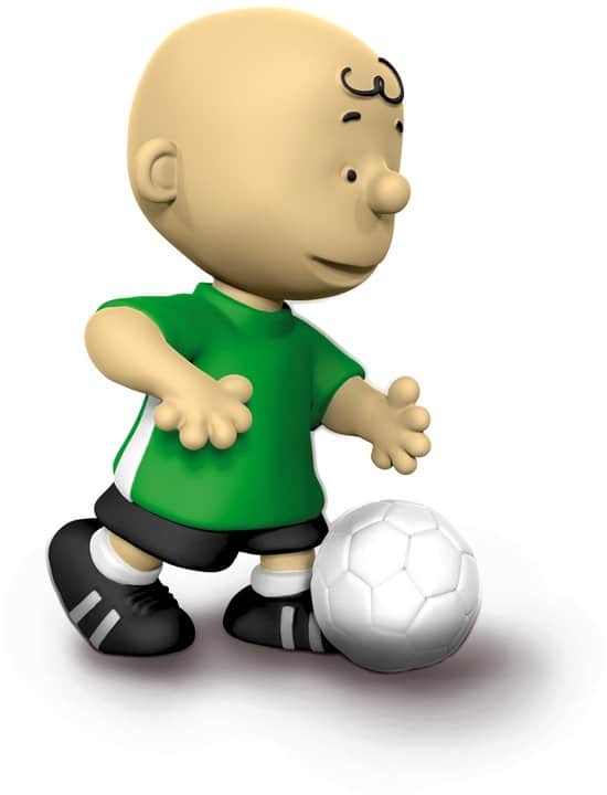 Schleich Snoopy Peanuts Charlie Brown football player