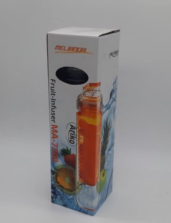 Van der doelen ovocná pití láhev s ovocným infuzírem 800 ml oranžové