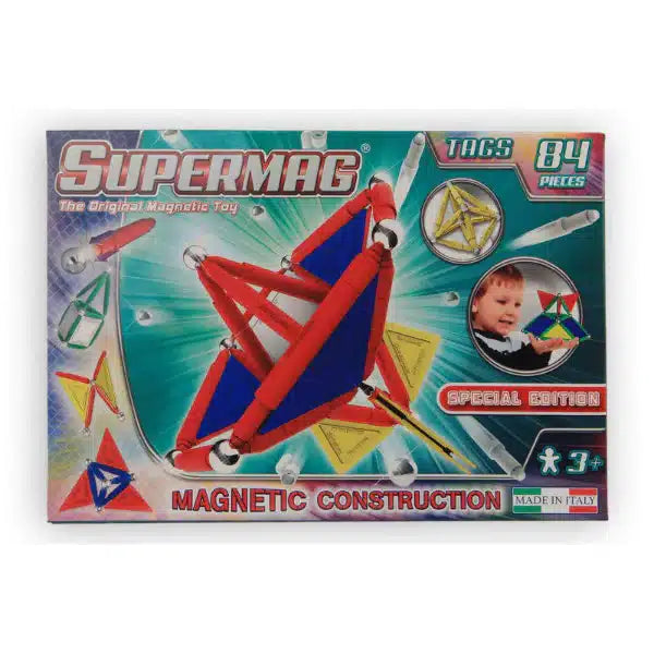 Supermag Magnetic Construction Set 84 Party