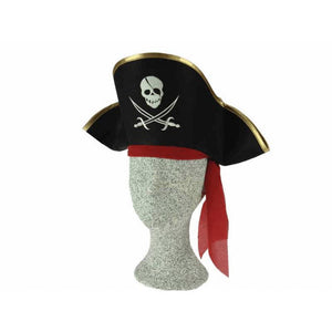 Gerkimex Piratenhut brodéiert 43x23x15cm