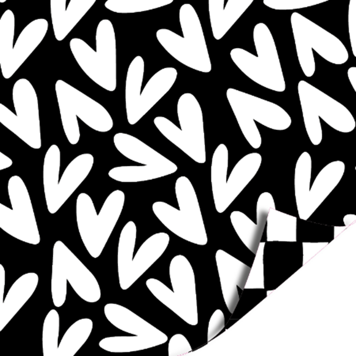 Kassaplan toonbankrol 50cm 100m - lovely hearts